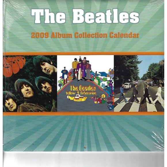 2009 Album Collection 16 Month Calendar The Beatles Yellow Submarine - Picture 1 of 5